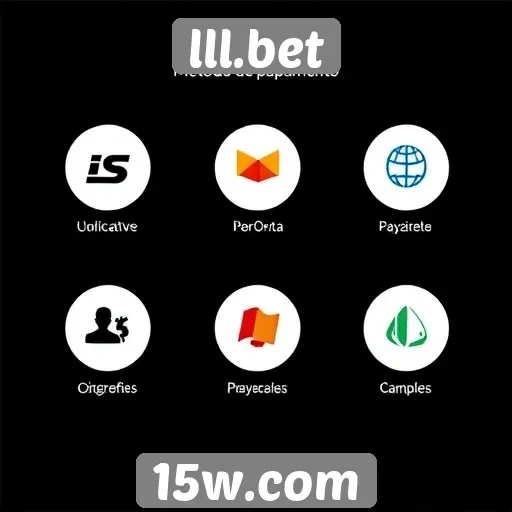 Métodos de pagamento aceitos no lll.bet